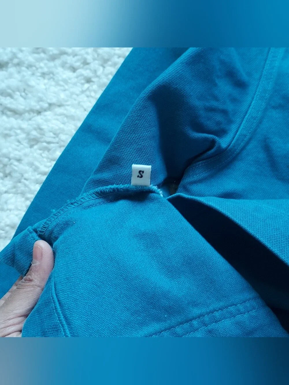 Big Bud Press Denim Work Jacket Marine Blue Small - Picture 3 of 4